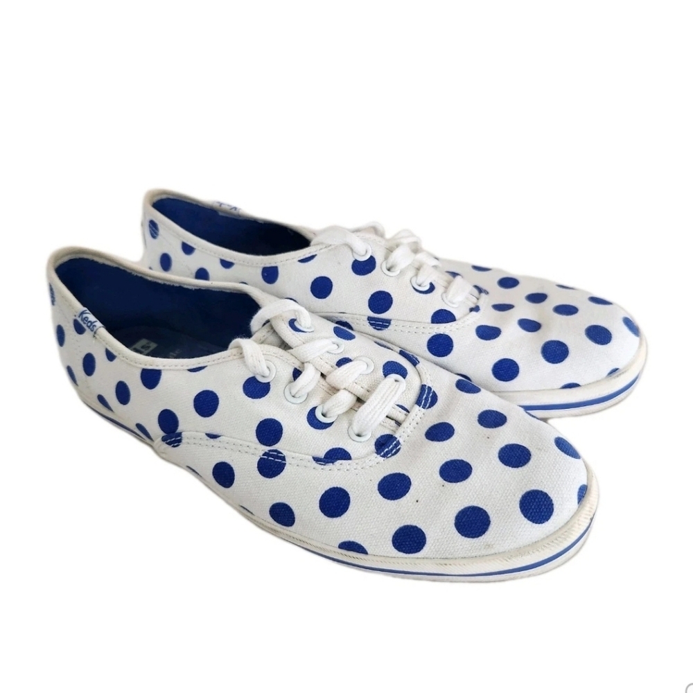Keds X Kate Spade New York Champion Polka Dot Sneakers Women's Size 9.5